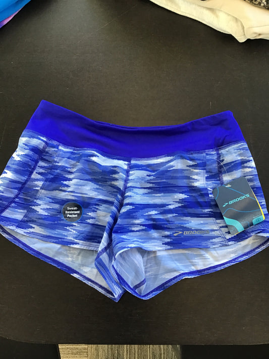 Brooks Size S Blue Year Round W Sport Shorts
